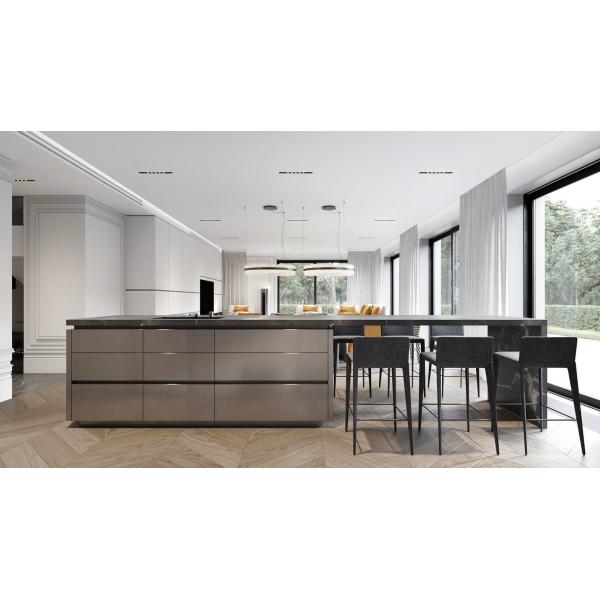 Custom Modular Garden State Stainless Steel Kitchen Cabinet For Townhouse