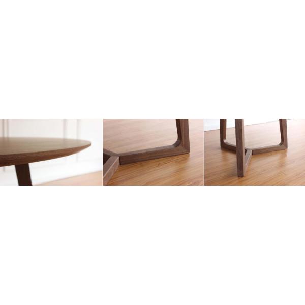 Hotel European Modern Nordic Design Round Wood Table with Solid Rubber Wood and Oak Wood