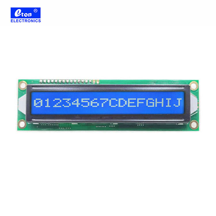 Low Power Consumption 1601 Blue 16x1  TFT Module with 16 Pin LCD Display Big TN Graphic STN VA Type High Quality LCD Modules