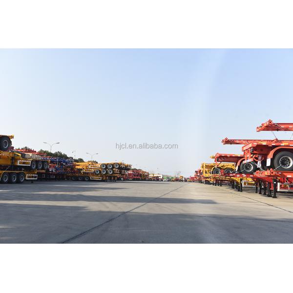 Truck Trailer 13000 * 2500 * 3320 Steel q345 Steel for I-beam CIMC HUAJUN Curtain Side Semi Trailer