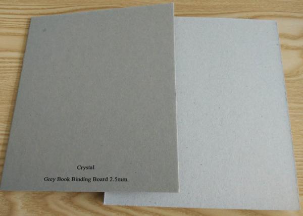 Recycled Stiffness Paper Hard 1250gsm Solid Grey Paperboard for Matte Book Cover