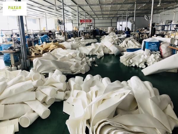 Polyester Non Woven Filter Bag For Cement Plant Dust Collector