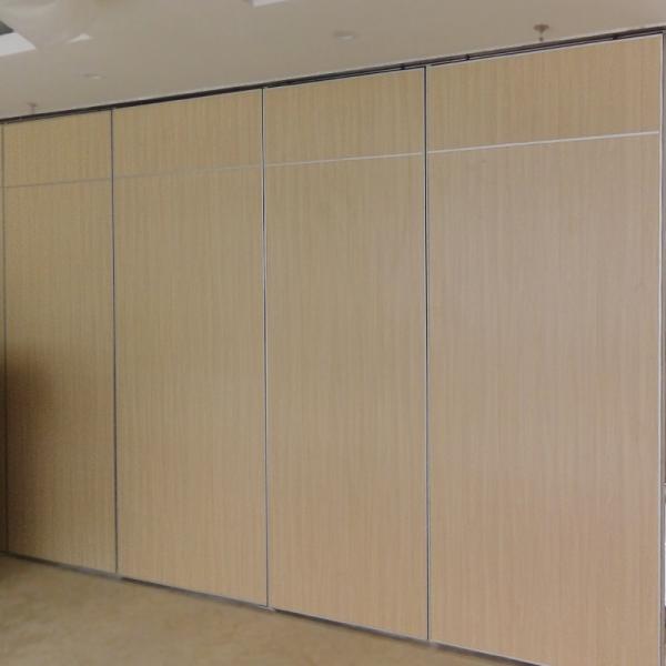 Decorative Movable Wooden Soundproof Partition Wall Panel Thickness 100mm