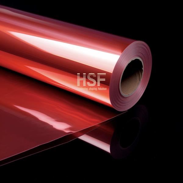 SGS Прозрачная красная PET-пленка для вывода проката 12000 метров