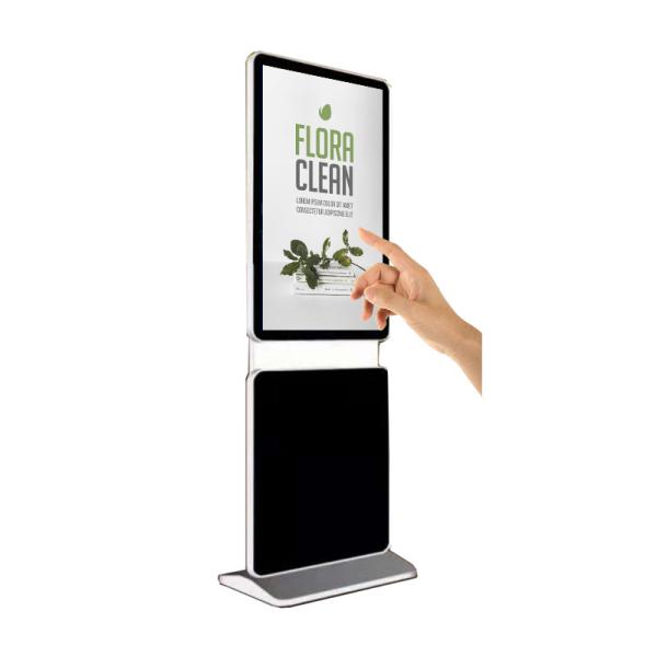43 inch interactive IR touch screen led video advertising kiosk toem display