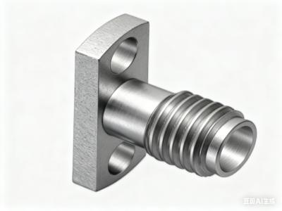 Stainless Steel SSMA Female Flange Mount Frequency Range 0.3MHz to 18GHz Using Microwave Component