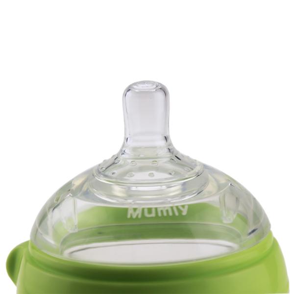 9oz Green Infant Feeder Bottle Baby Milk Hands Free Bottle Feeding