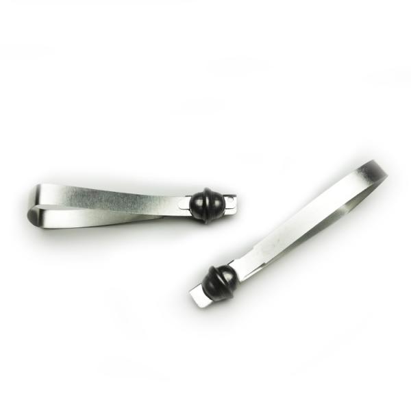 US-MS03 Tin Plated Iron Metal Strap Seals With Fixed Length Locking Mechanism