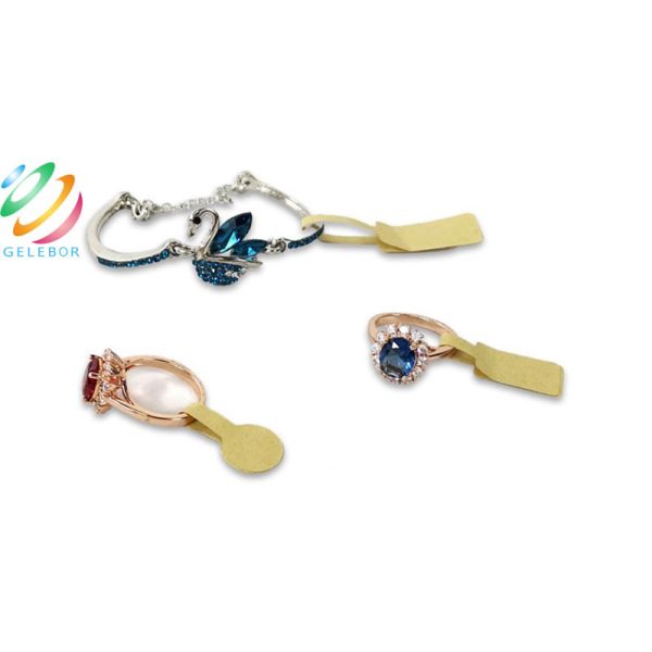 ODM PVC Jewelry Sticker Price Tags Ring Glasses Necklace Hanging Sticker