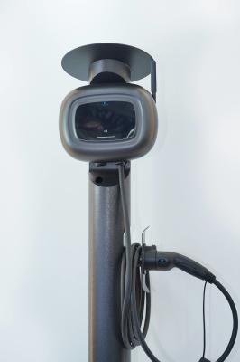 IEC 62196-2 2.4 Screen AC Charging Pile Floor Mounted Integrated Oem Lel 2 Ev Charger
