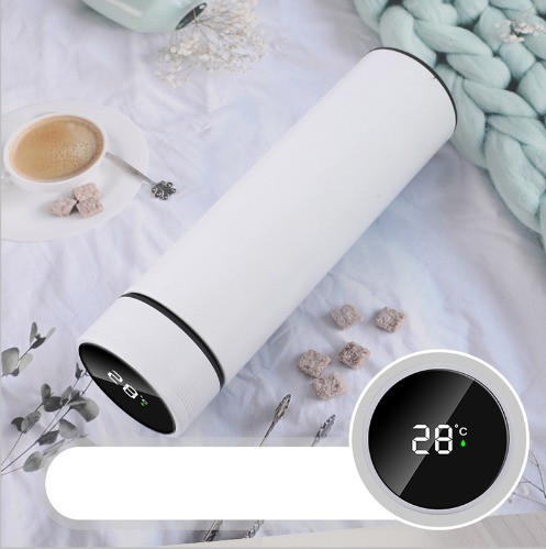 2023 Custom Logo Led Temperature Display Business Smart Drinkware Vacuum Water Bottle