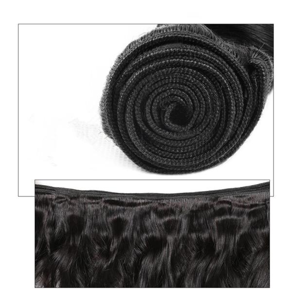 Peruvian Human Virgin Hair Loose Deep Wave 1b Natural Color No Chemical