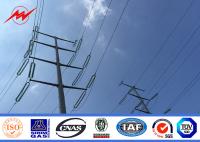 bitume de 132KV 18m Polonais de service en acier pour la distribution d'énergie de l'Afrique