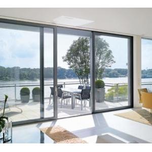 Modern Aluminum Sliding Door with More Than 5 Years Warranty Customizable Color and Stainless Steel Screen Netting