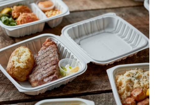 Various Sizes Takeaway Meal Container for MFPP Market Demand, Takeout MFPP Hinged Lid Microwavable Container,8”x8”x2.8”
