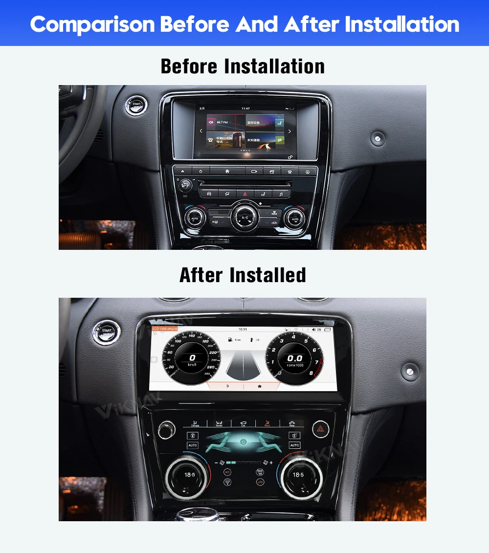 XJL XJ 351 Jaguar Stereo Upgrade 2009-2016 Android Автомобильное радио 128G Мультимедийный видеоплеер