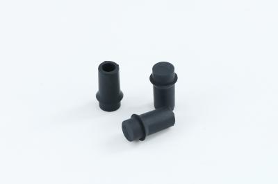 Black Elasticity Car Spare Parts , Gasket Shock Absorber Bushing Custom Material