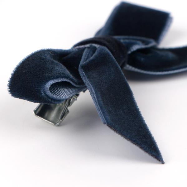 4 Colors Velvet Bows Hair Clips for Girls Up to 4 Level Color Fastness and Eco-friendly