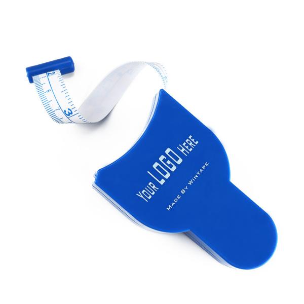 Ruban métrique escamotable pouces bleus doux de corps de Wintape de 60 pour des bras de buste de hanche de taille