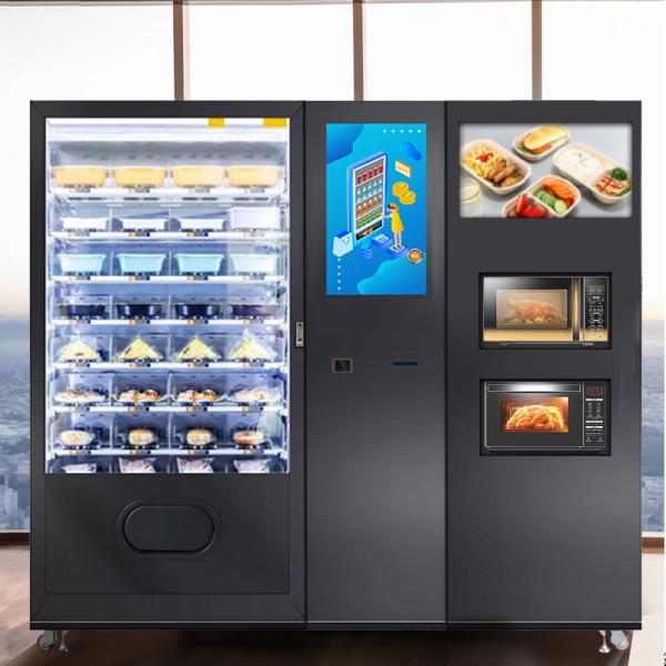 Máquina de venda automática feita sob encomenda do sanduíche conveniente público do alimento de café da manhã com mícron da micro-ondas
