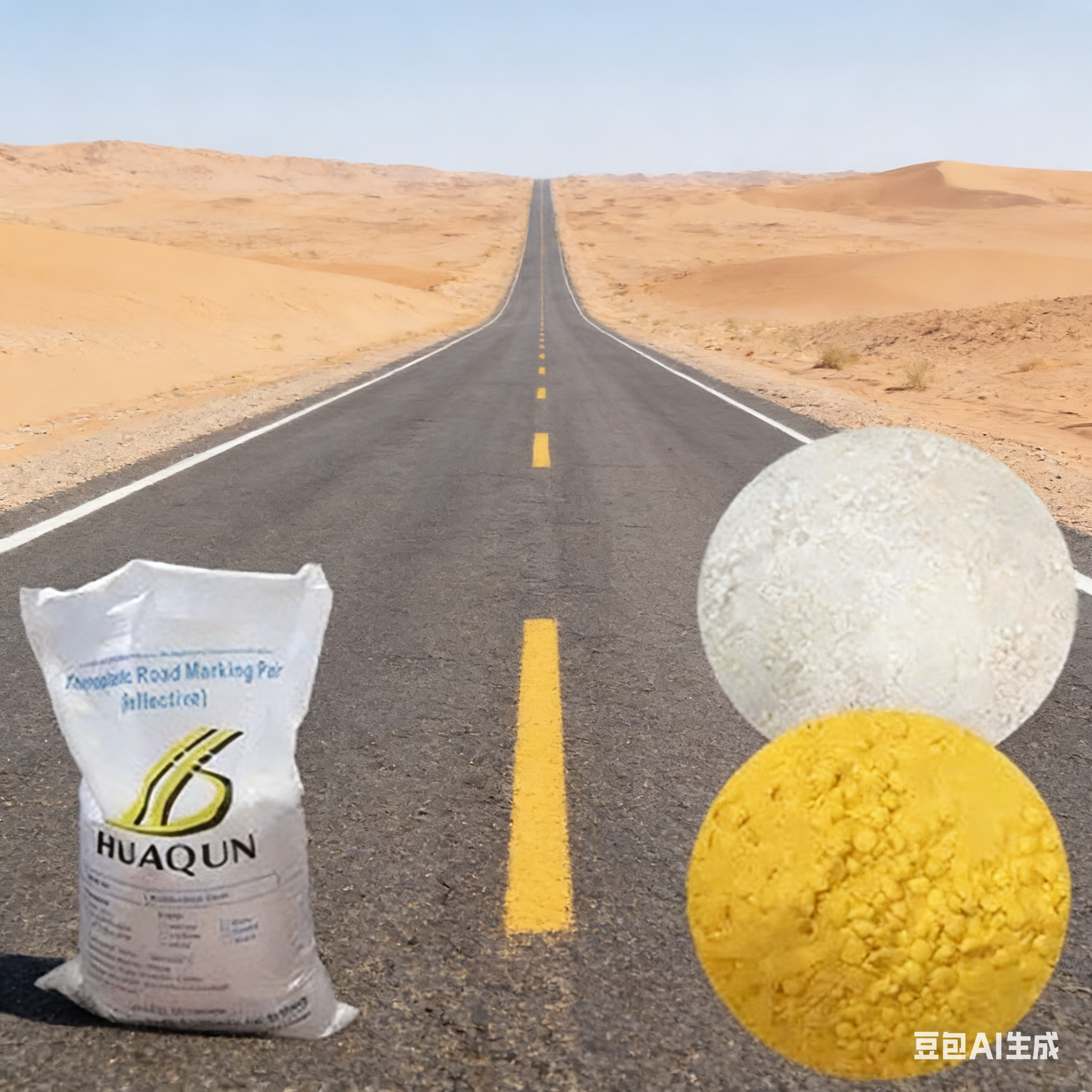Waterproof And UV Resistant Thermoplastic Road Paint with Fast Drying Within 5 Minutes and High Reflective for Night Visibility