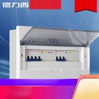 caixa de distribuição plástica 9 da iluminação do policarbonato de 63A 100A 12 16 20 24 32 36 45 maneiras Delixi