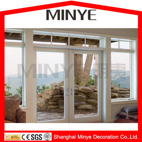 Dubai Entry PVC Doors with FiberGlass Screen Netting Material and EPDM Rubber Strip