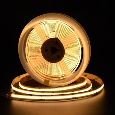 FCOB CCT LED Light Strip 640LEDs/M Alta densidade FOB COB 2700K a 6000K Dimmable 12V 24V