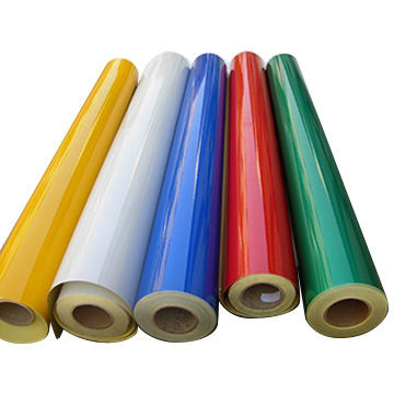 Etiqueta engomada reflexiva auta-adhesivo del vinilo del ANIMAL DOMÉSTICO 95mic para la seguridad de tráfico