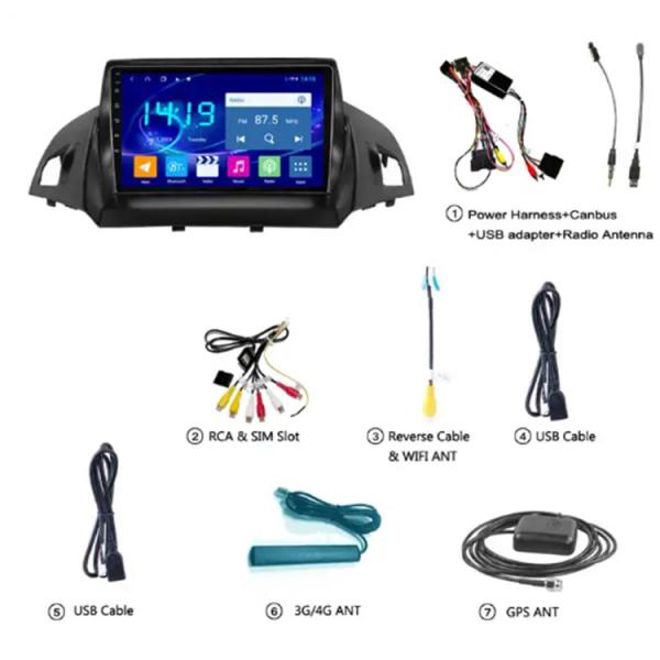 8 horas de duração da bateria CarPlay AI Box Wi-Fi / Bluetooth Compatível com dispositivo IOS / Android