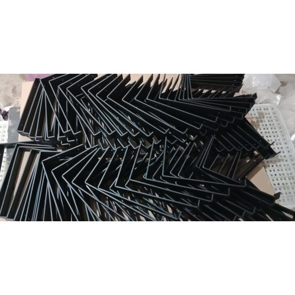 OEM/ODM 10 12 дюймовый деревянный доски рустический железо тяжелой работы черной стены плавучие полки скобки с губами металлической полки скобки