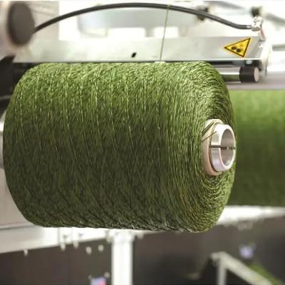 Polipropileno PE Fio de Erva Artificial Sintético Para Paisagem 5500 Dtex
