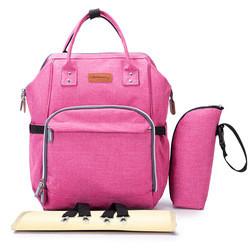 Factory Hot Sell Diaper Bag Large Capacity Mommy Maternity Nappy Backpack with USB Stroller Hooks for Baby Car