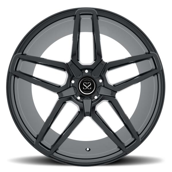 Глянцуйте подгонянные чернотой оправы автомобиля для БМВ С5/ПКД 5-120 22 оправы сплава инчин