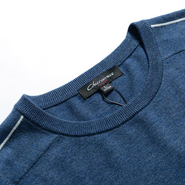 Trendy Men's Winter Knit Sweaters Pullover With Round Neck Light Weight