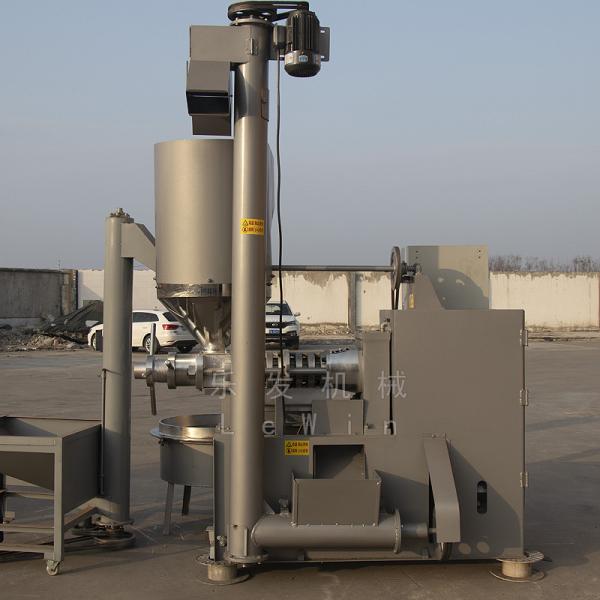 Imprensa de óleo fria automática do coco da imprensa da máquina de pressão 15KW do óleo do parafuso 160 Kg/H