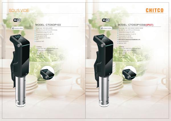 Sous Vide Immersion Circulator and  Slow Cooker GK-P103W