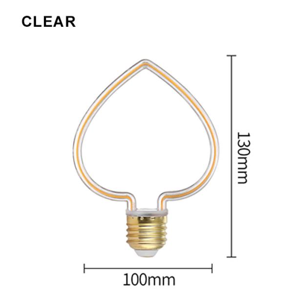 Ip44 Outdoor Bulb Led Filament Dimmable Love Home 4w Frosted Milky Style