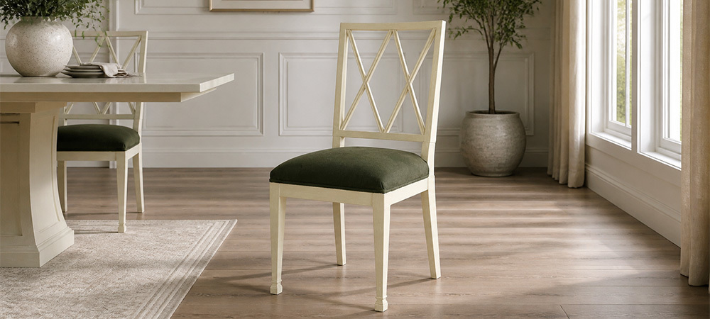 Double-x Back Upholstered Dining Chair CYC-026