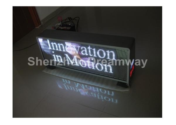 P5 RGB SMD 3528 Outdoor Taxi LED Display Double Side Advertising For GIF SWF Animation