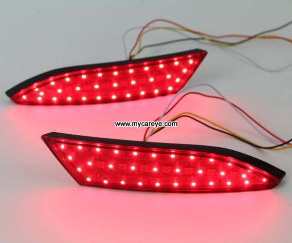 Ford Focus LED Bumper lamp Reflectors taillight brake Backup Lights Reversing light