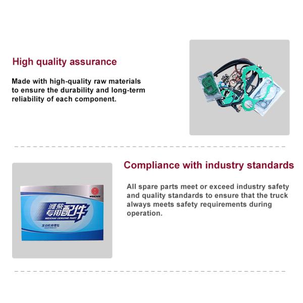 Weichai Engine Parts Engine Gasket Kits 1002580535 for Shacman