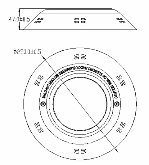 72pcs SMD5050 Декоративные нержавеющей стали Накладные светодиодные 9w / 12W