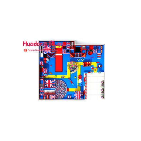 Naughty Indoor Playground Equipment , Large Size Indoor Playroom Equipment Castle