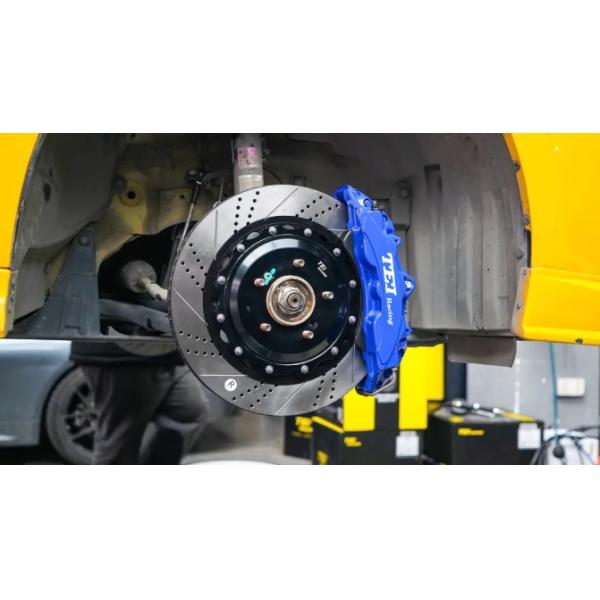 Передний большой тормозный комплект 6 поршневого калибра с 355 * 32 мм ротором BBK автоматическая тормозная система для Honda INTEGRA 18 дюймовый автомобильный ободок