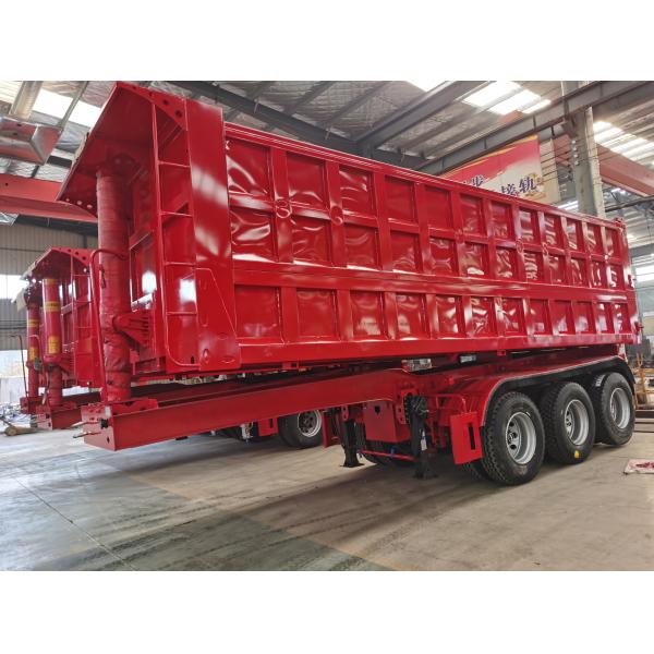 50 тонн 3-осевых саморазрядных перегонных прицепов с гидравлическим цилиндром и HAVY