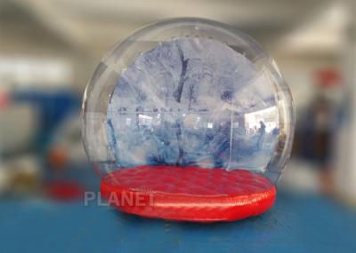 0.5mm PVC Trapaulin Outdoor Inflatable Snow Globe For Amusement Park