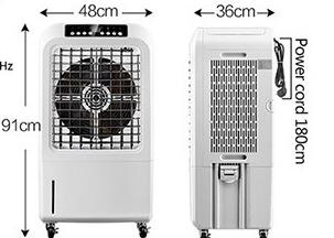 150W 220V Industrial Water Air Cooler 7.5H Remote Control Timer Air Conditioner