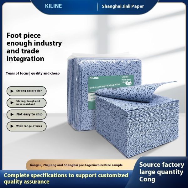 Eco-Friendly Thermal Use 30g Weight Industrial Cleaning Wipes for Kitchen Absorbent Wipes