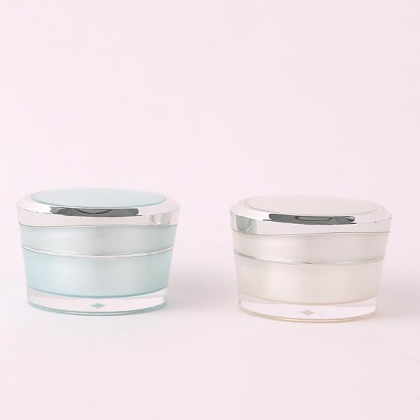 Acrylic Double Wall Nail Gel Jar for Customized Colors Makeup Plastic Cream Jar and Face Hand Hair Skin Care Body Scrub